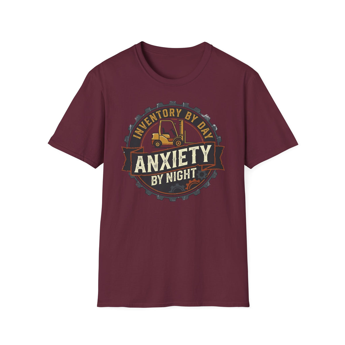 Inventory By Day Anxiety By Night T-Shirt