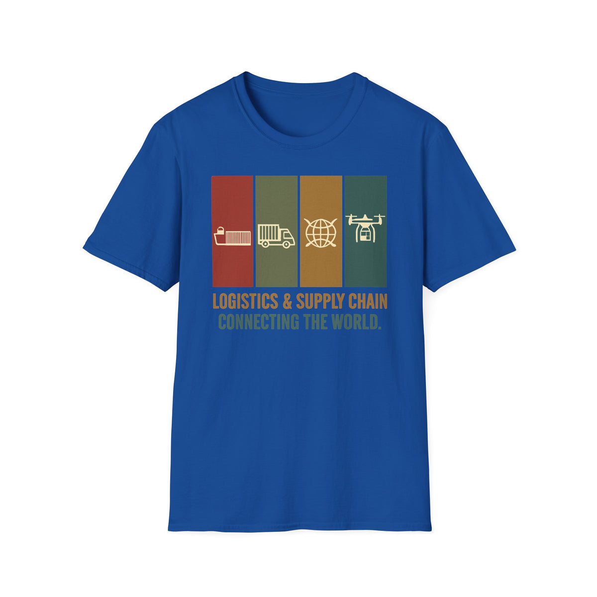Logistics and supply chain. connecting the world T-Shirt