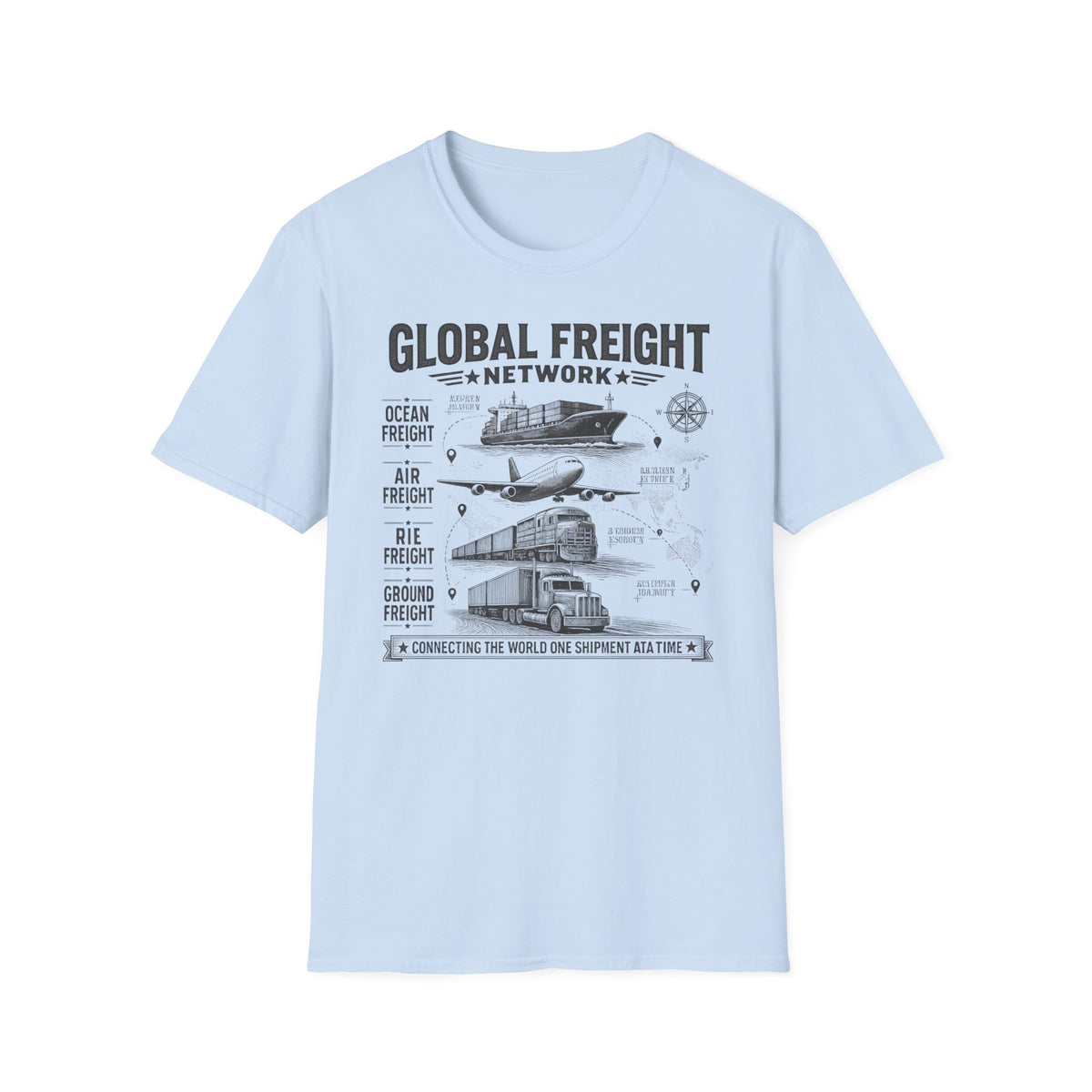 Global freight network T-Shirt