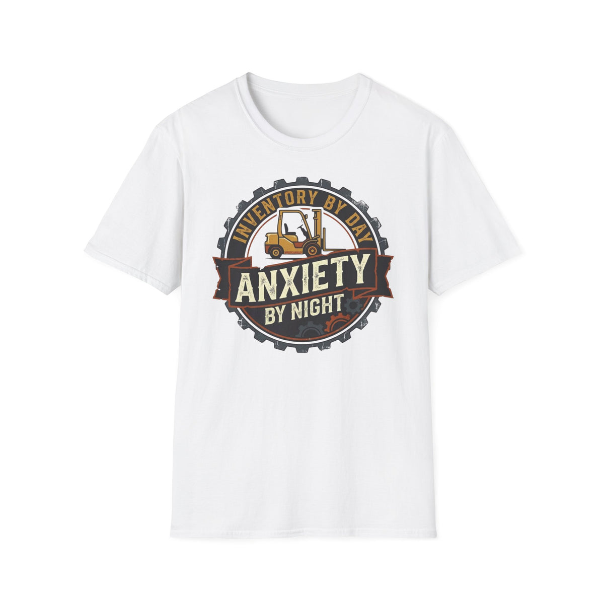Inventory By Day Anxiety By Night T-Shirt