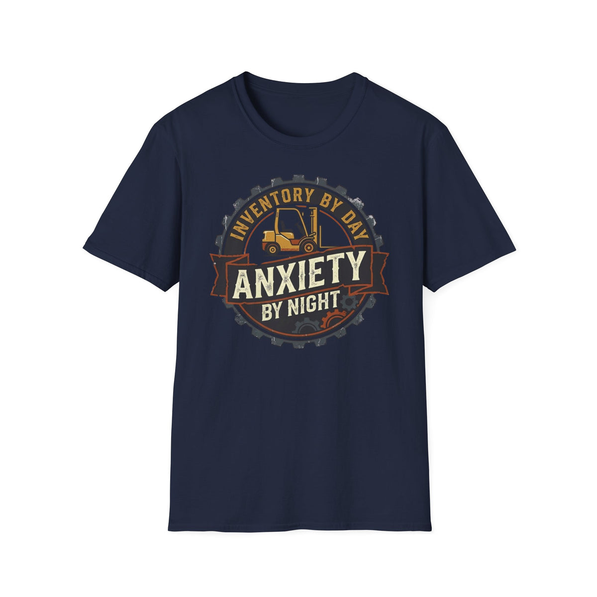 Inventory By Day Anxiety By Night T-Shirt
