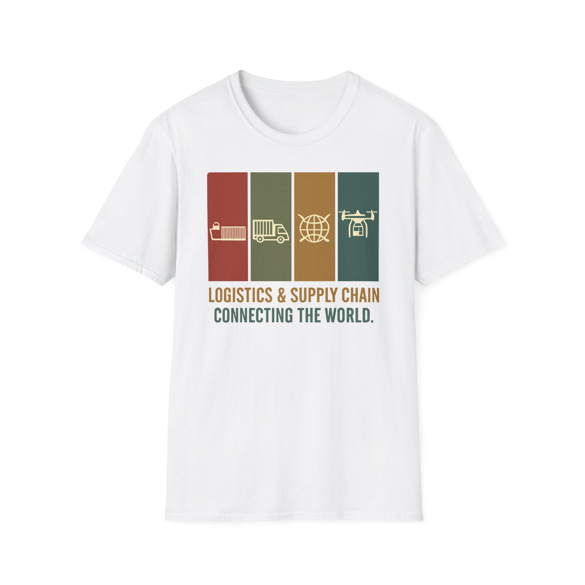 Logistics and supply chain. connecting the world T-Shirt