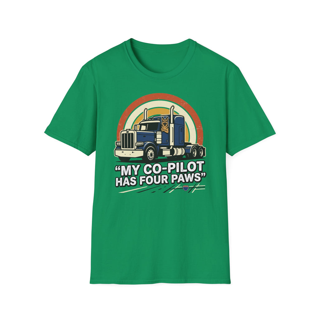 My co-pilot has four paws T-Shirt