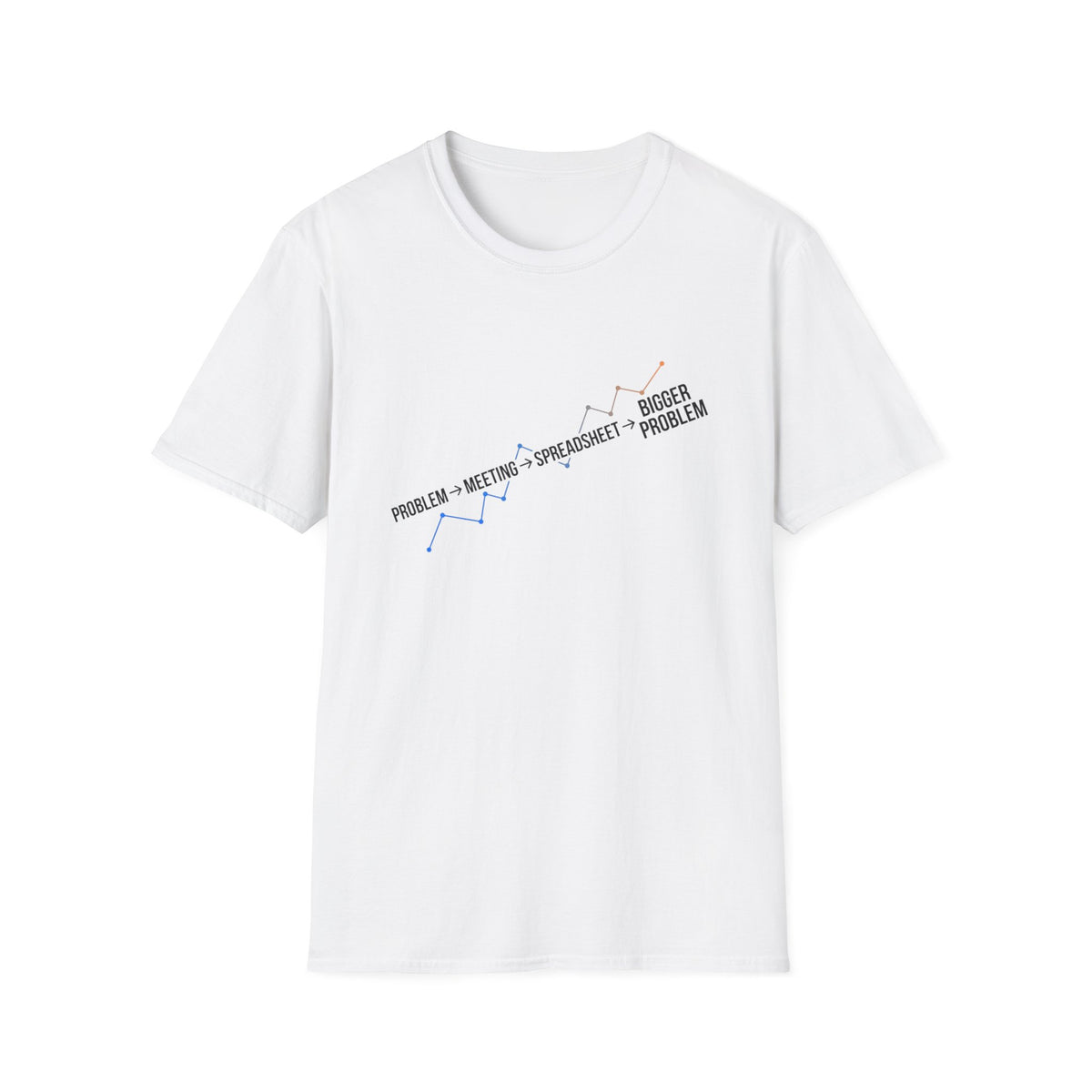 Problem,Meeting,Spreadsheet,Bigger Problem T-Shirt