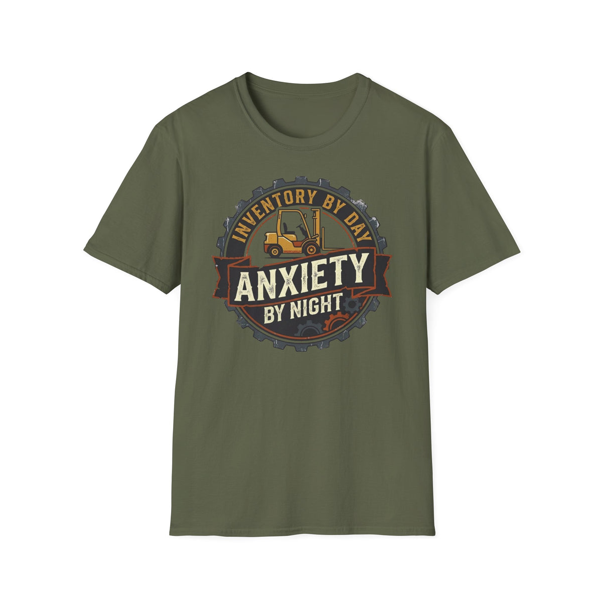 Inventory By Day Anxiety By Night T-Shirt
