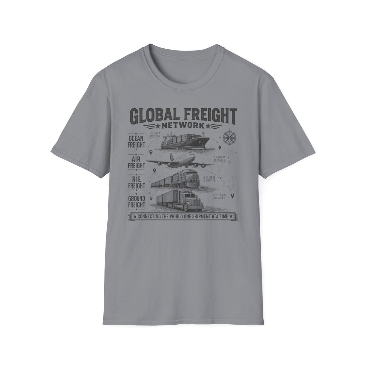 Global freight network T-Shirt