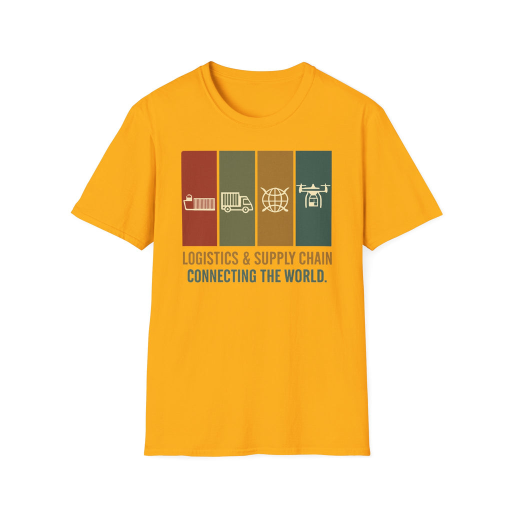 Logistics and supply chain. connecting the world T-Shirt