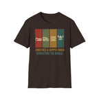 Logistics and supply chain. connecting the world T-Shirt