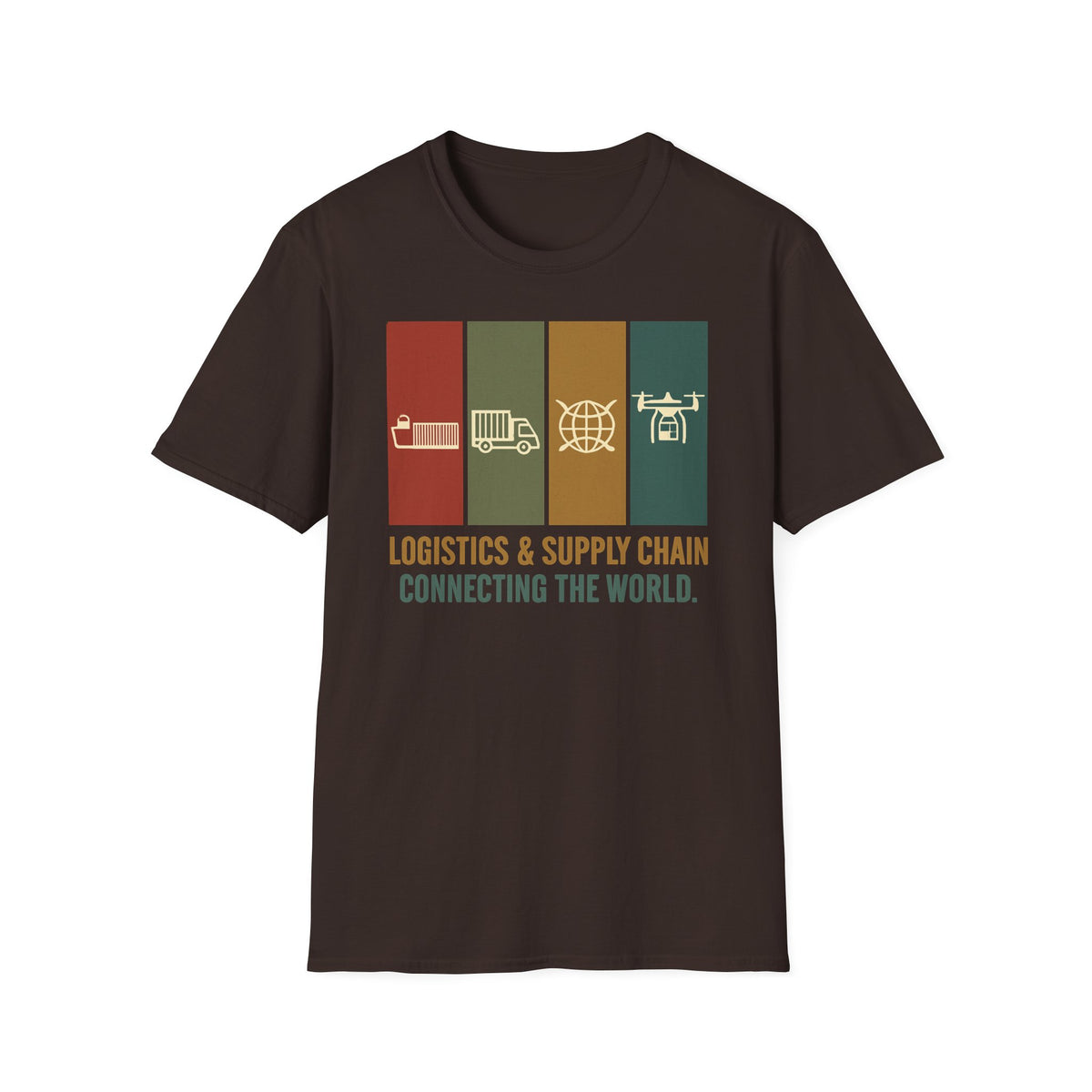 Logistics and supply chain. connecting the world T-Shirt