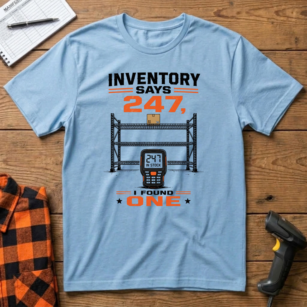 Inventory says 247 I found 1 T-Shirt