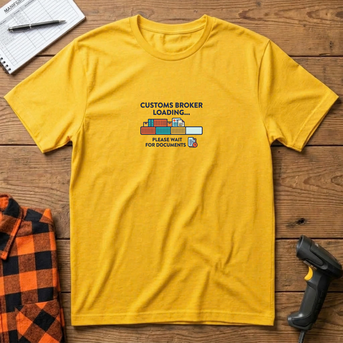 Customs Broker Loading T-Shirt