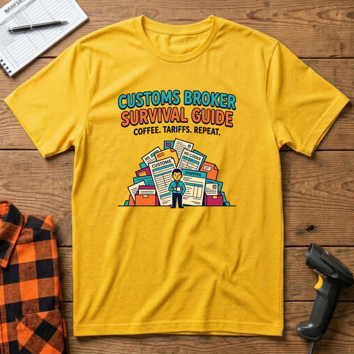 Customs Broker Survival Guide T-Shirt