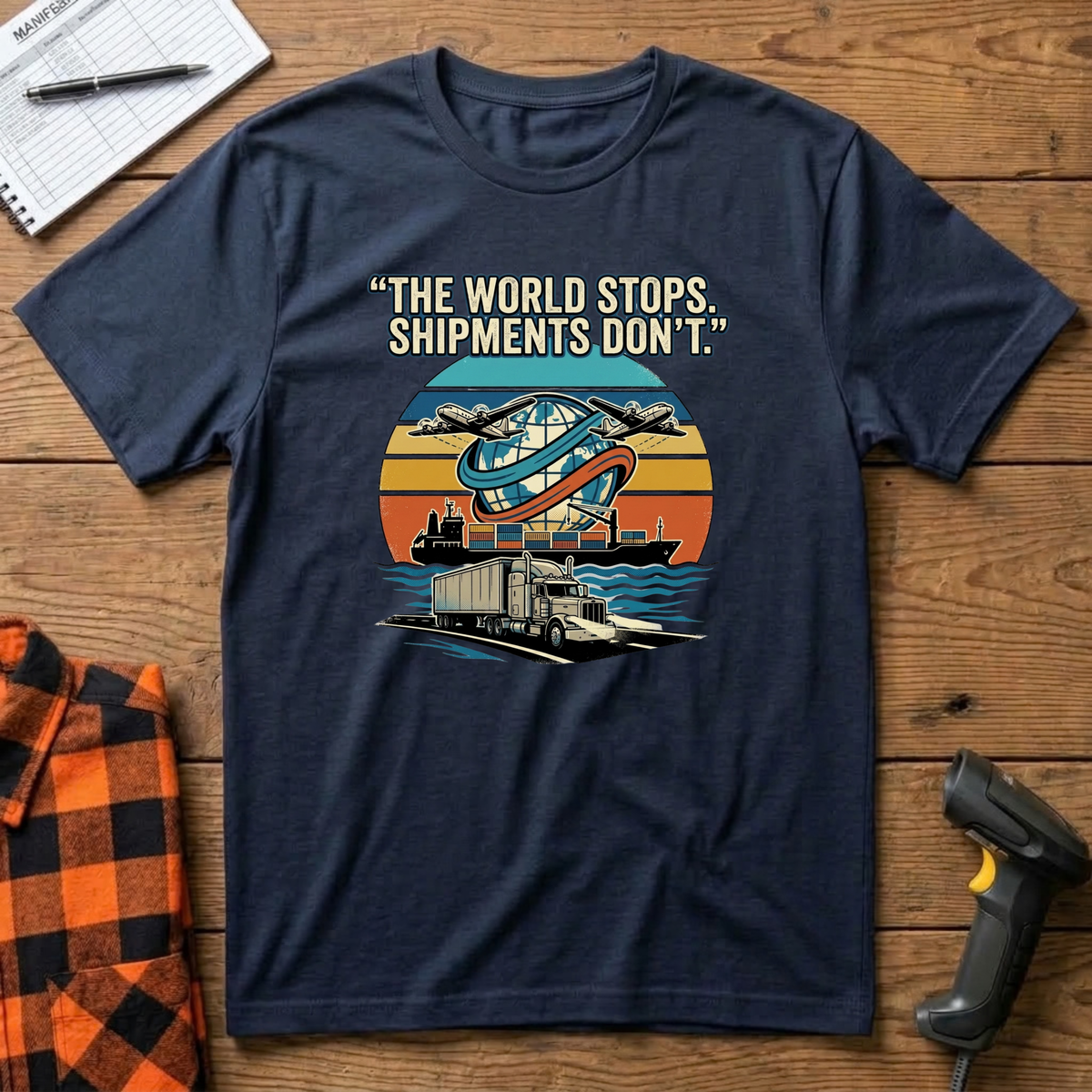 The world stops. Shipment don't T-Shirt
