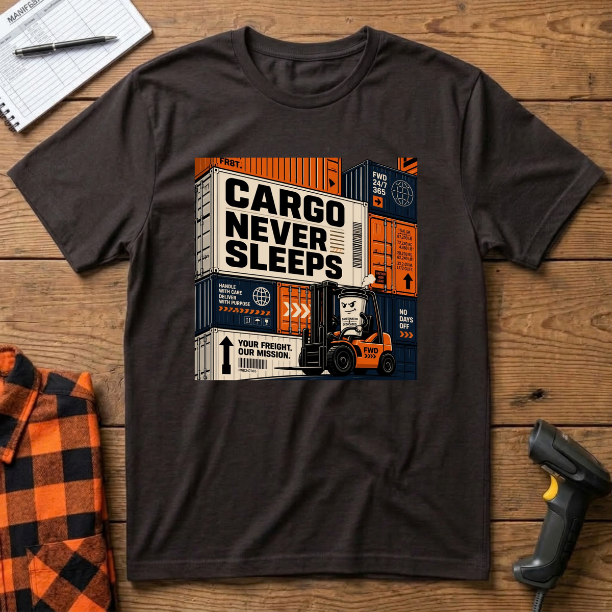 Cargo Never Sleeps T-Shirt
