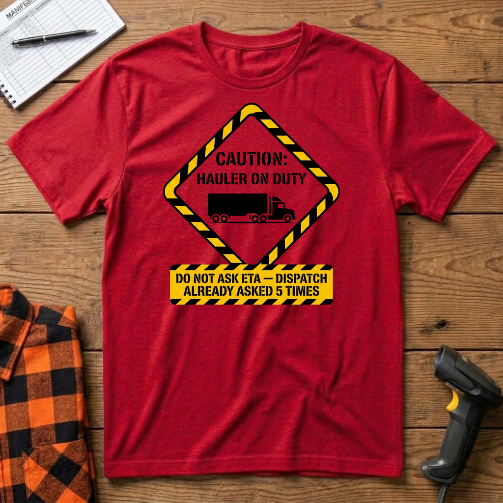 Caution Hauler on duty T-Shirt