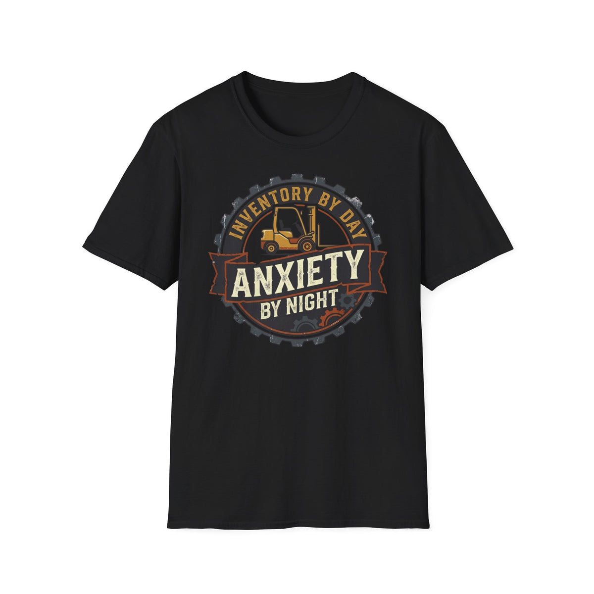 Inventory By Day Anxiety By Night T-Shirt