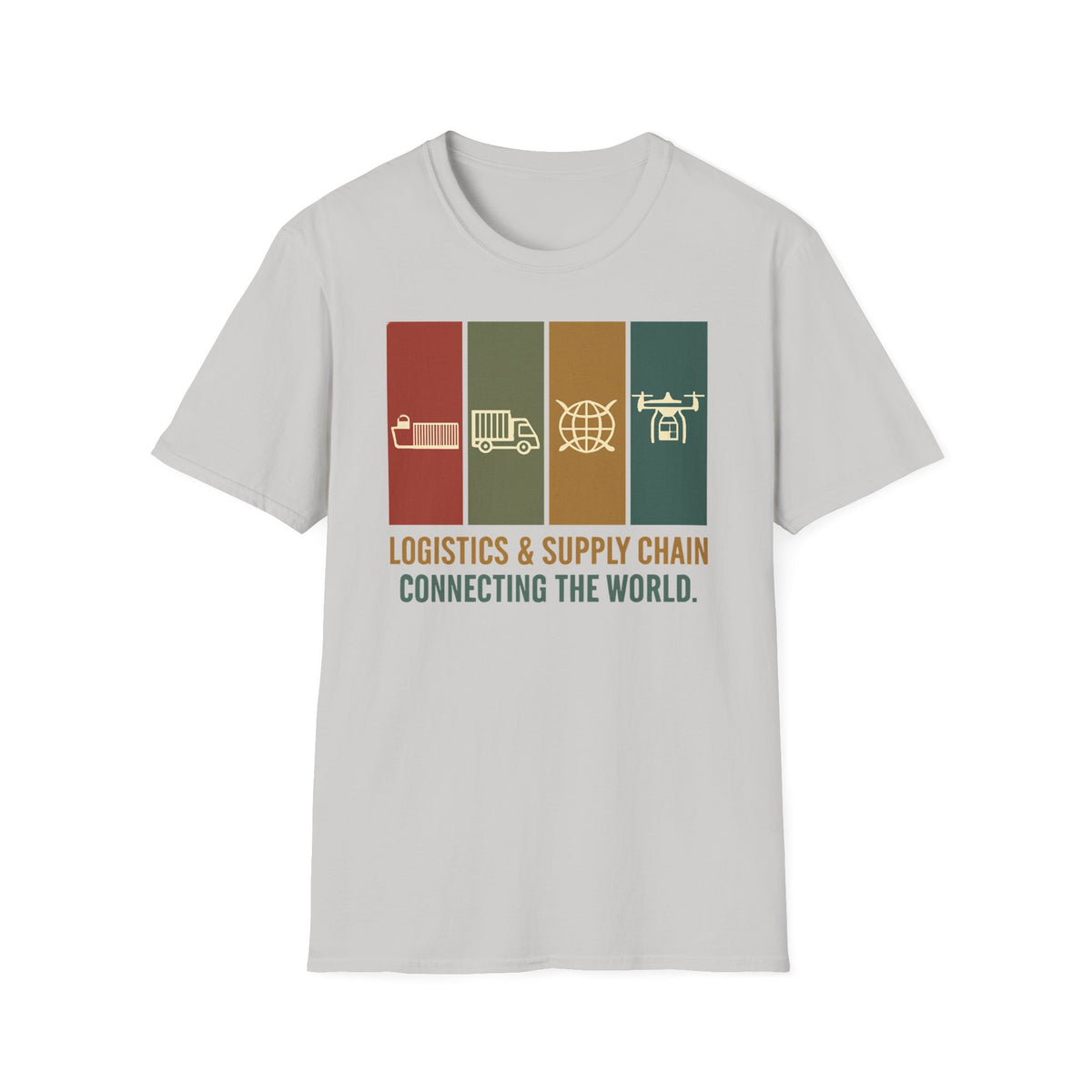 Logistics and supply chain. connecting the world T-Shirt