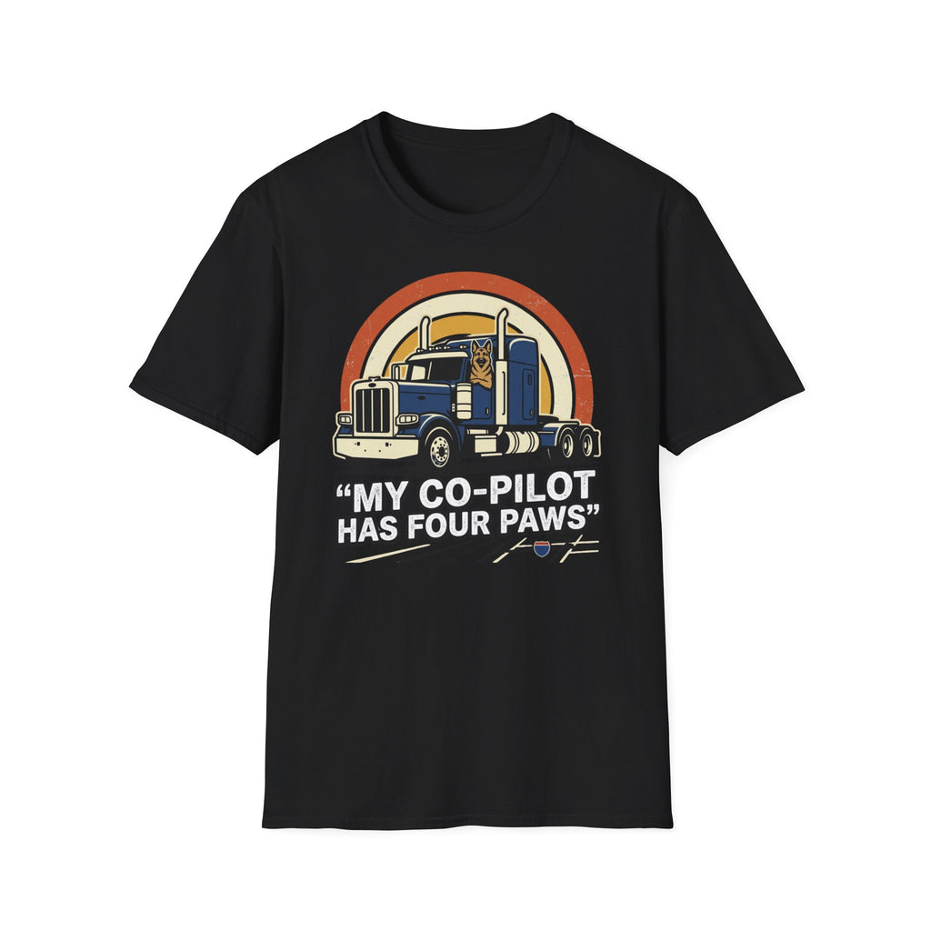 My co-pilot has four paws T-Shirt