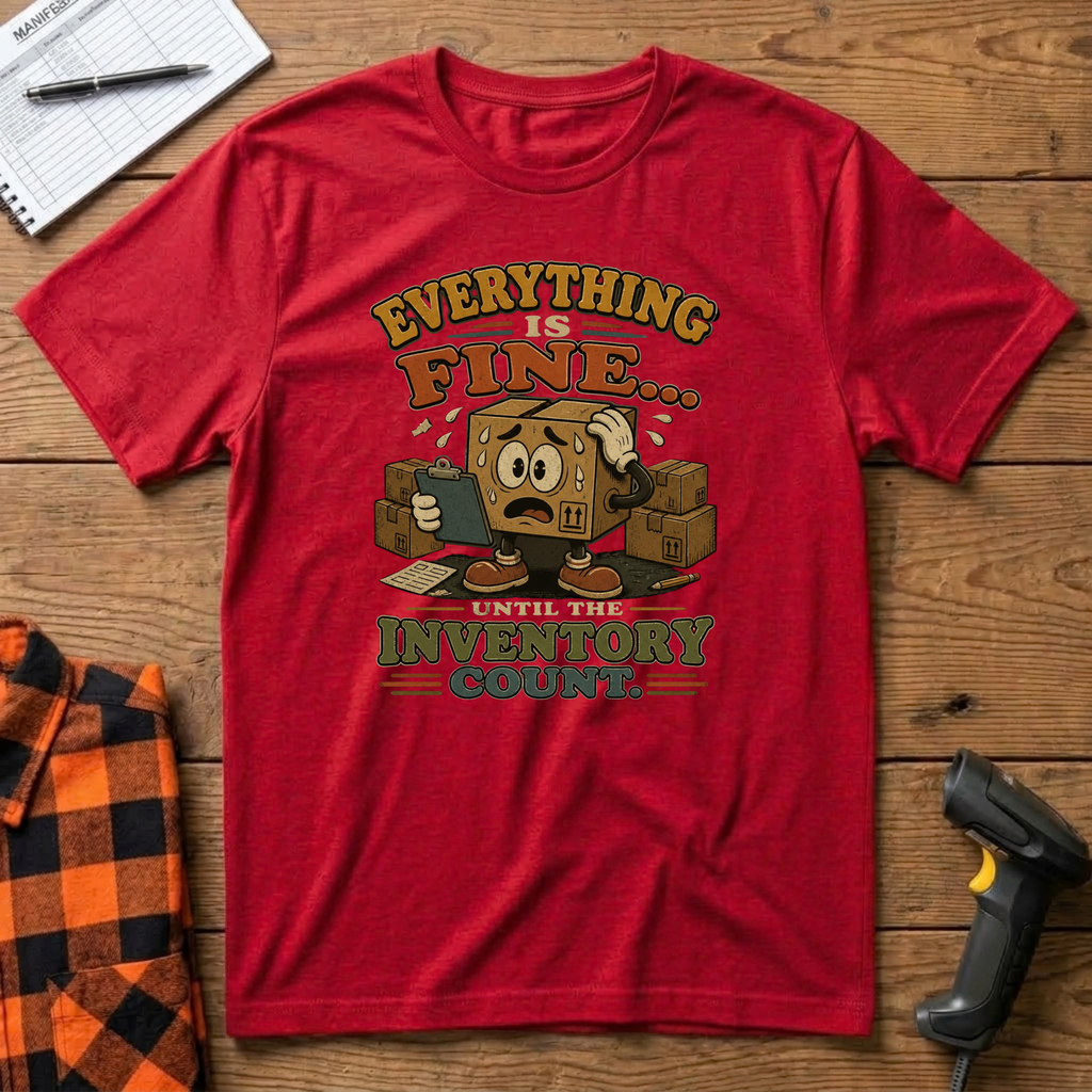 Everything is fine until the inventory T-Shirt