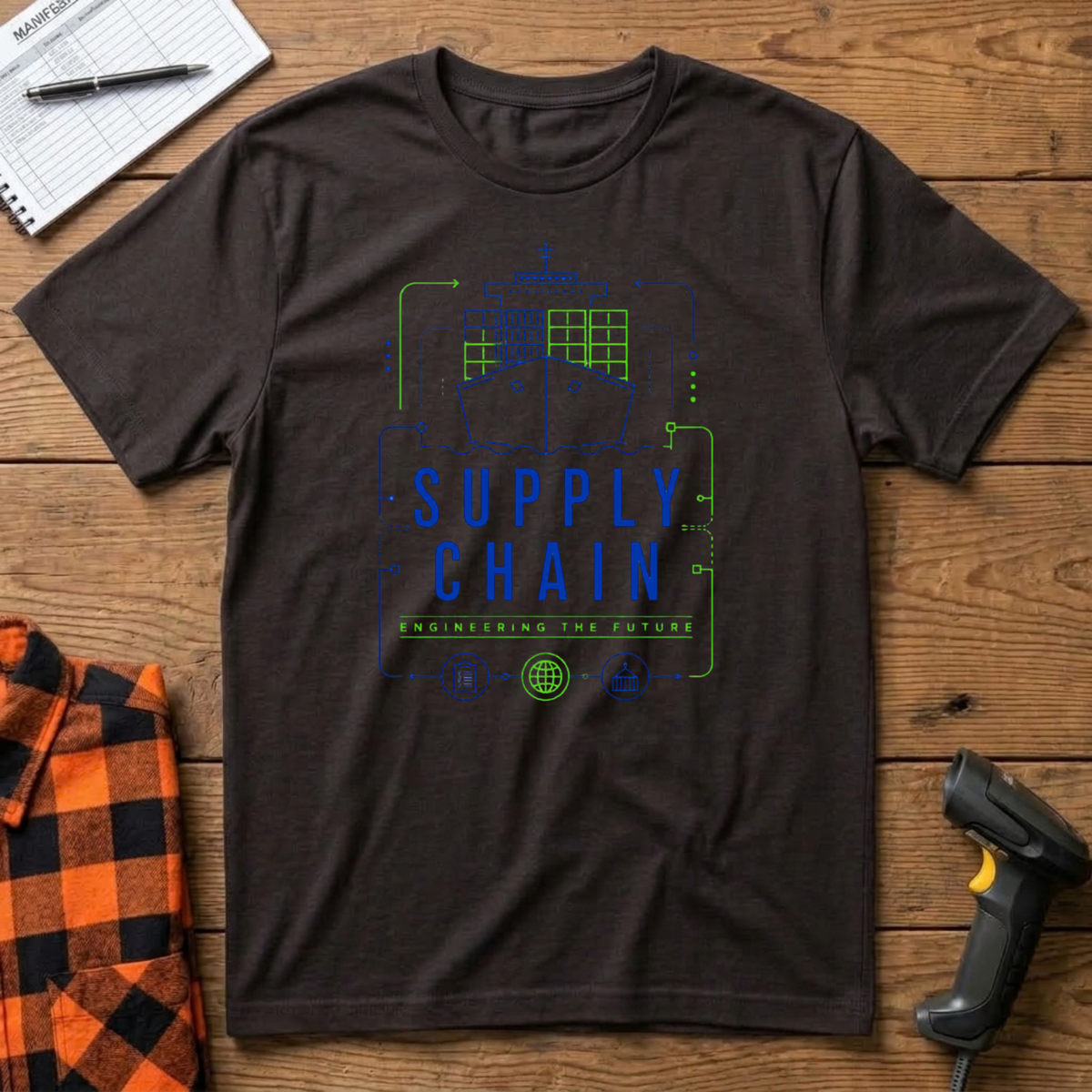 Blue print T-Shirt