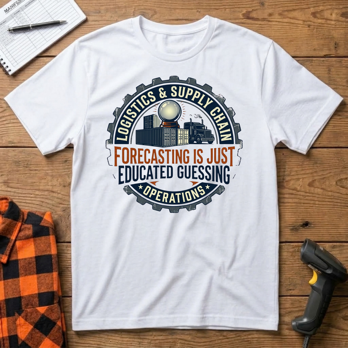Forecasting is just educated guessing T-Shirt