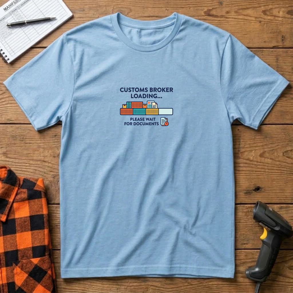 Customs Broker Loading T-Shirt
