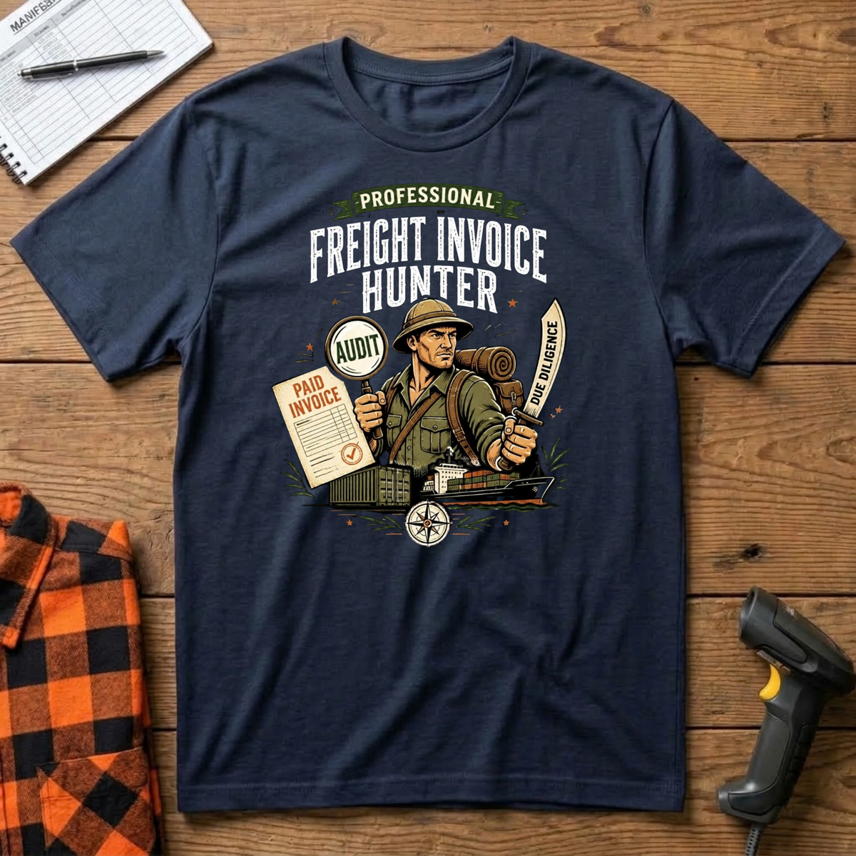 Freight Invoice Hunter T-Shirt
