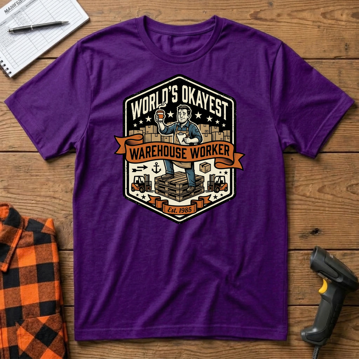 World's Okayest Warehouse Worker T-Shirt