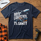 99% Logistics 1% Sanity T-Shirt