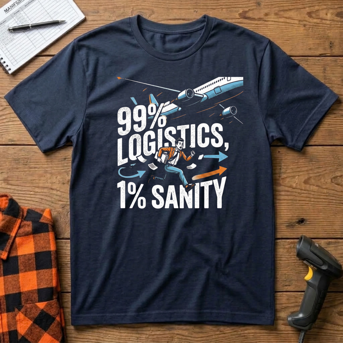 99% Logistics 1% Sanity T-Shirt