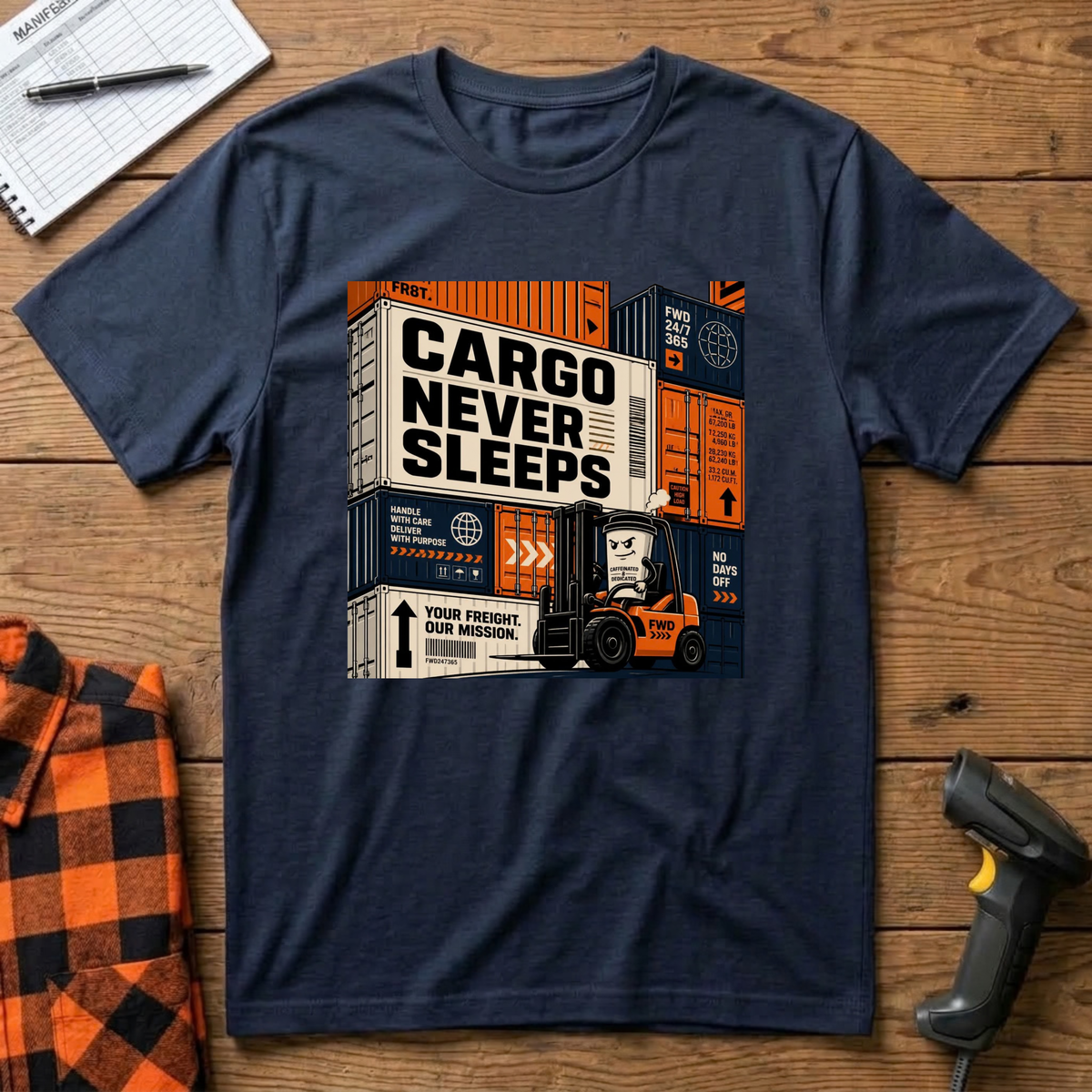Cargo Never Sleeps T-Shirt