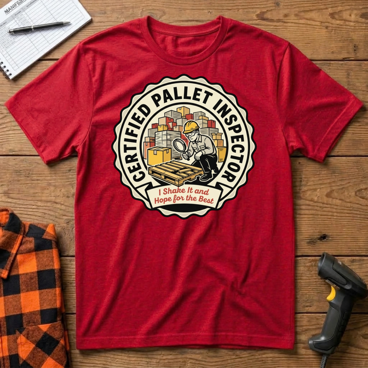 Certified Pallet Inspector T-Shirt