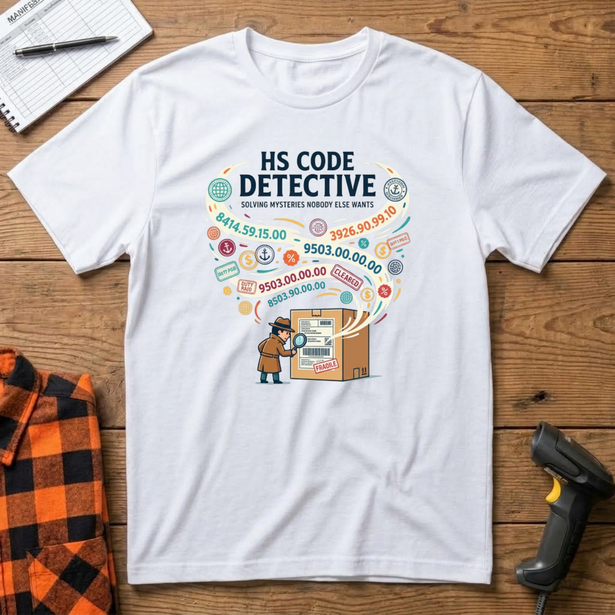HS Code Detective T-Shirt