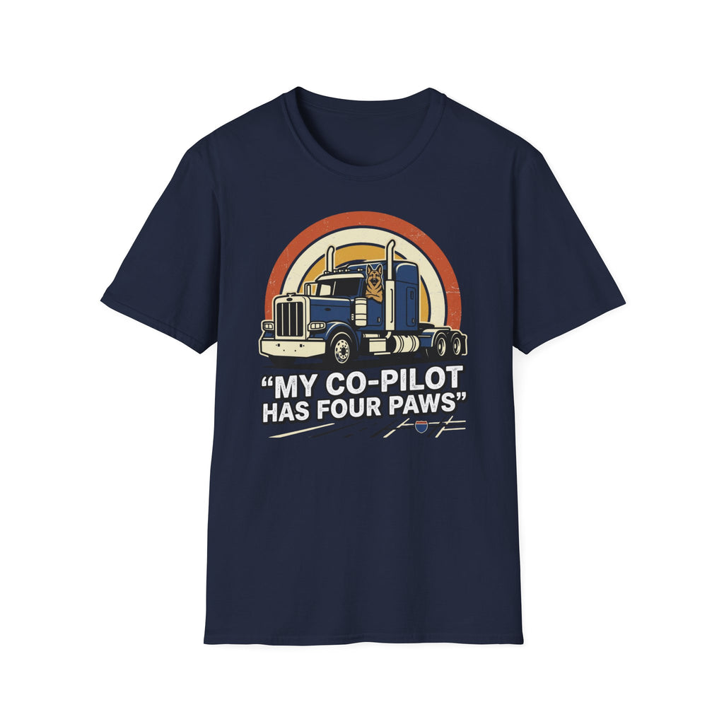 My co-pilot has four paws T-Shirt