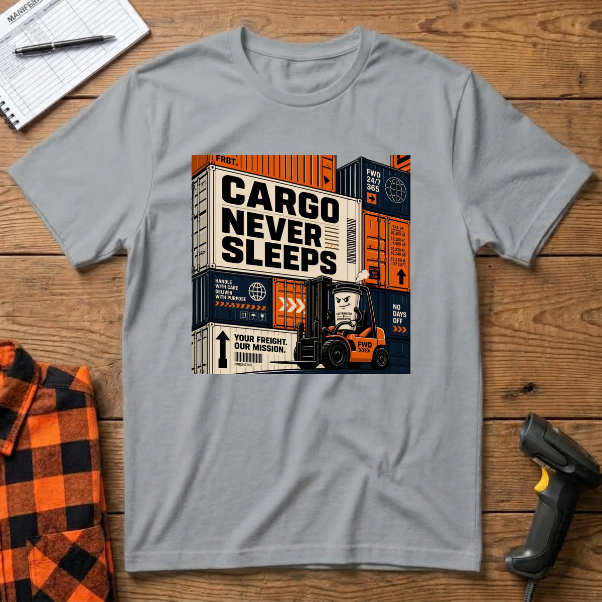 Cargo Never Sleeps T-Shirt