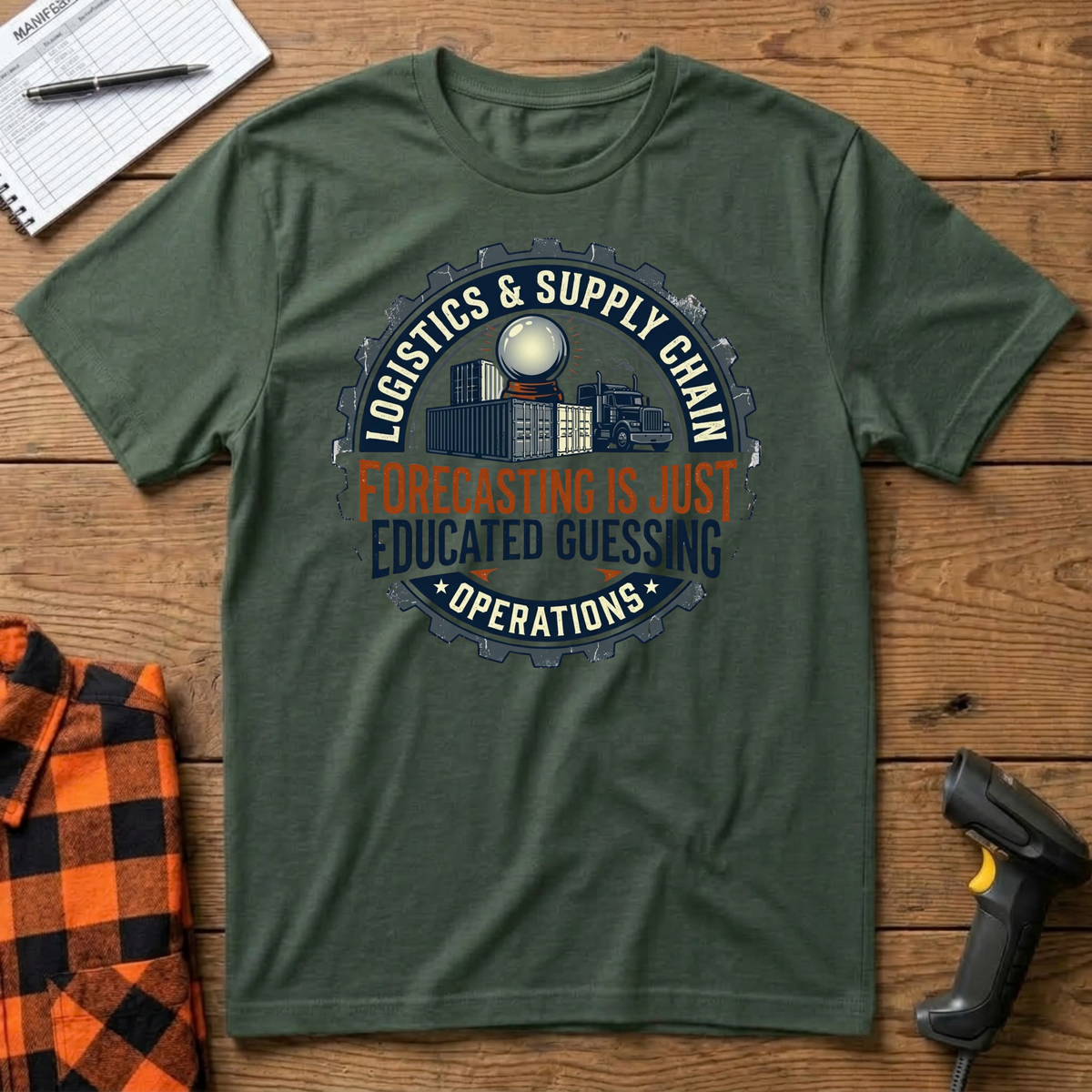 Forecasting is just educated guessing T-Shirt