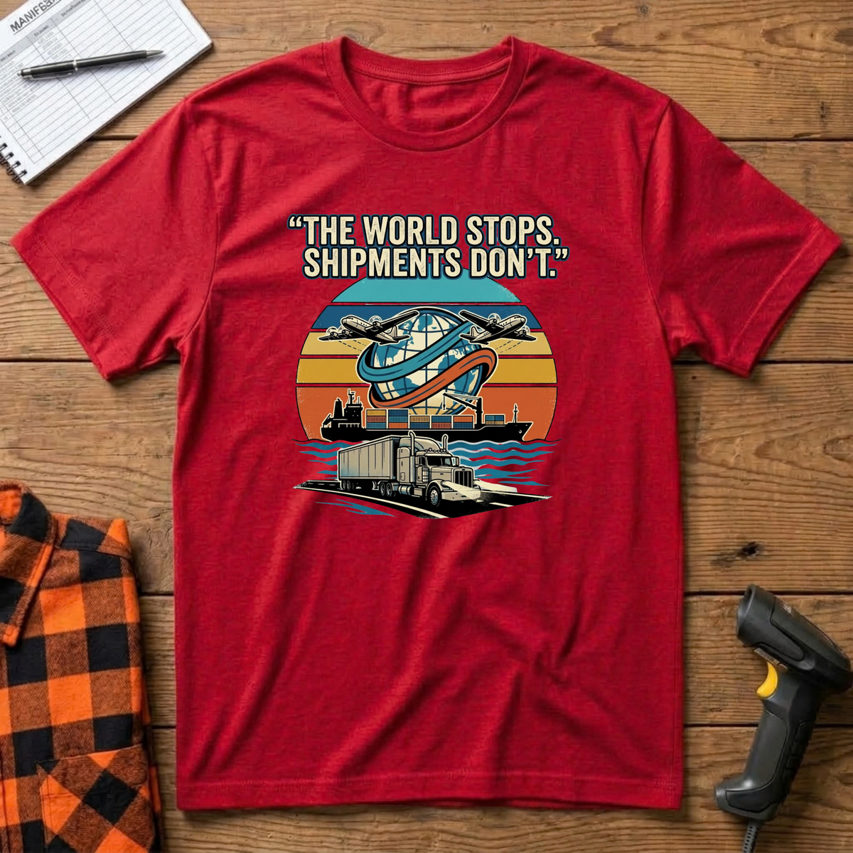 The world stops. Shipment don't T-Shirt