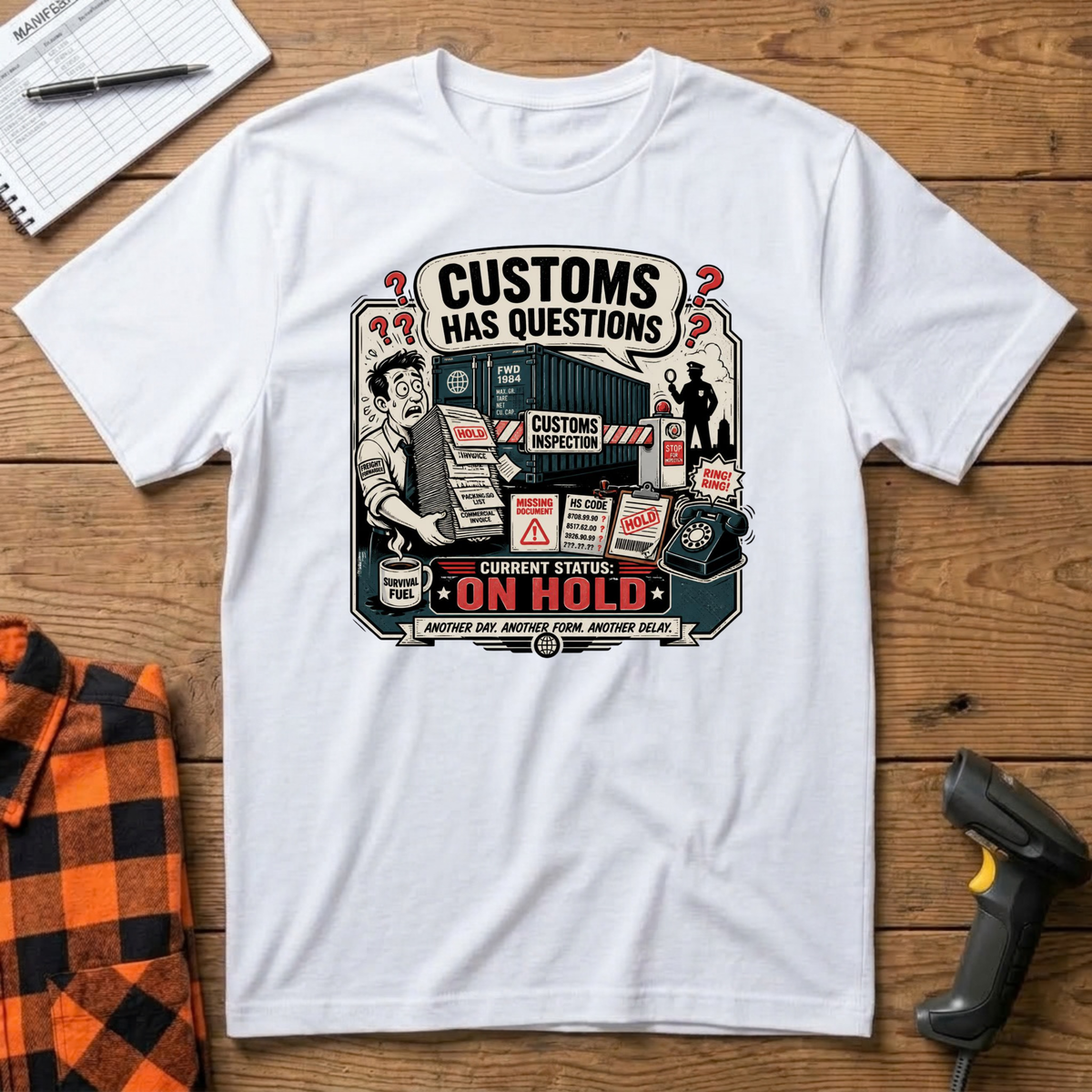 Customs has questions T-Shirt