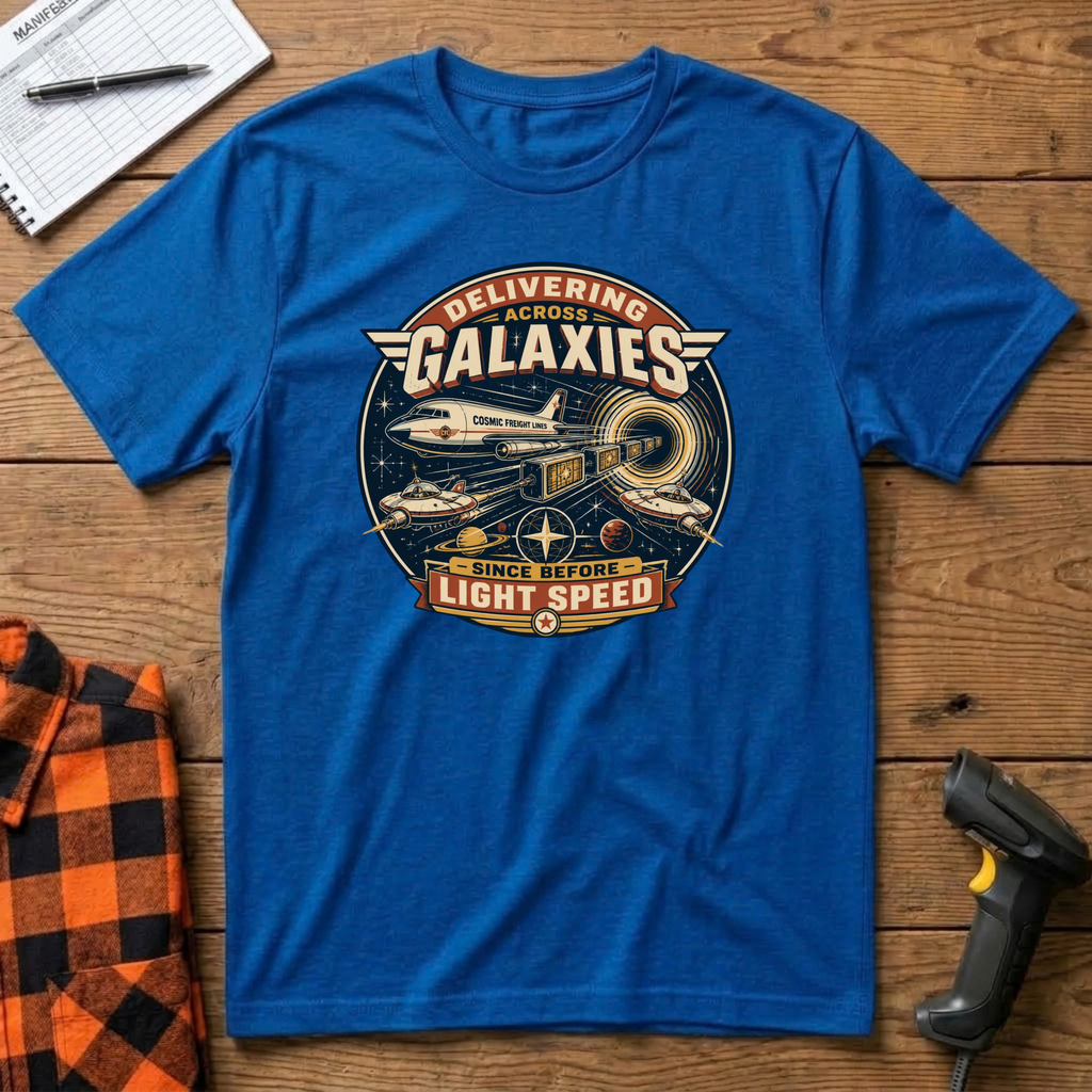 Delivering across galaxies T-Shirt