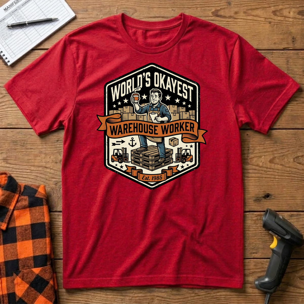 World's Okayest Warehouse Worker T-Shirt