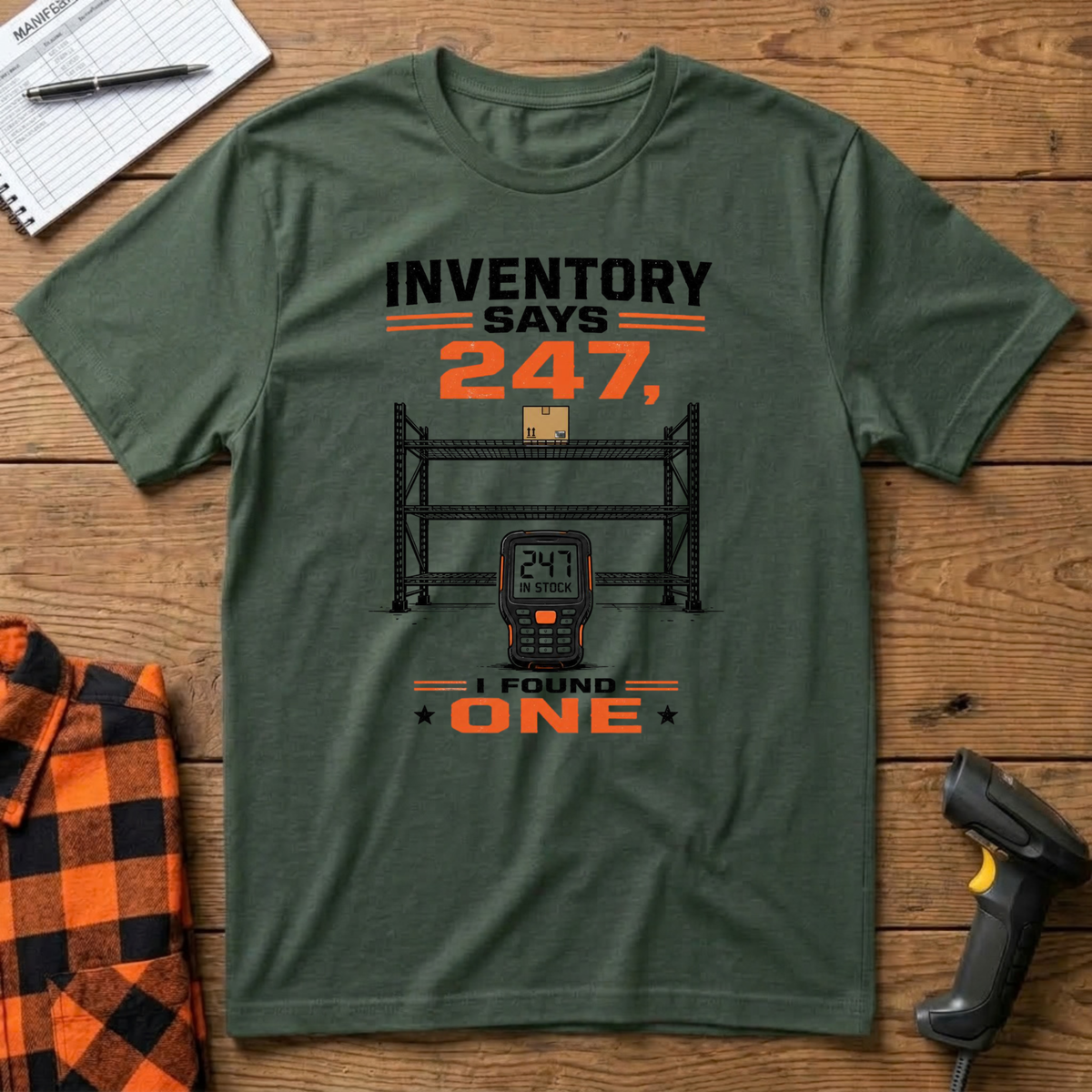 Inventory says 247 I found 1 T-Shirt
