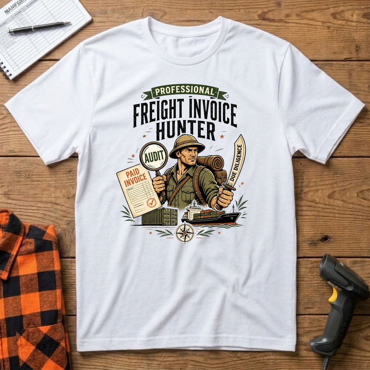 Freight Invoice Hunter T-Shirt