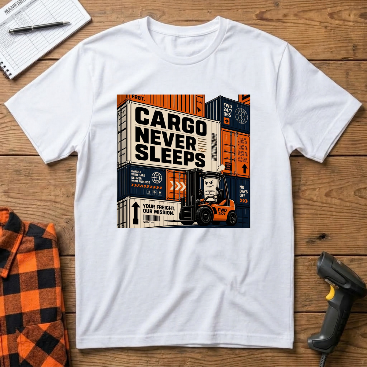 Cargo Never Sleeps T-Shirt
