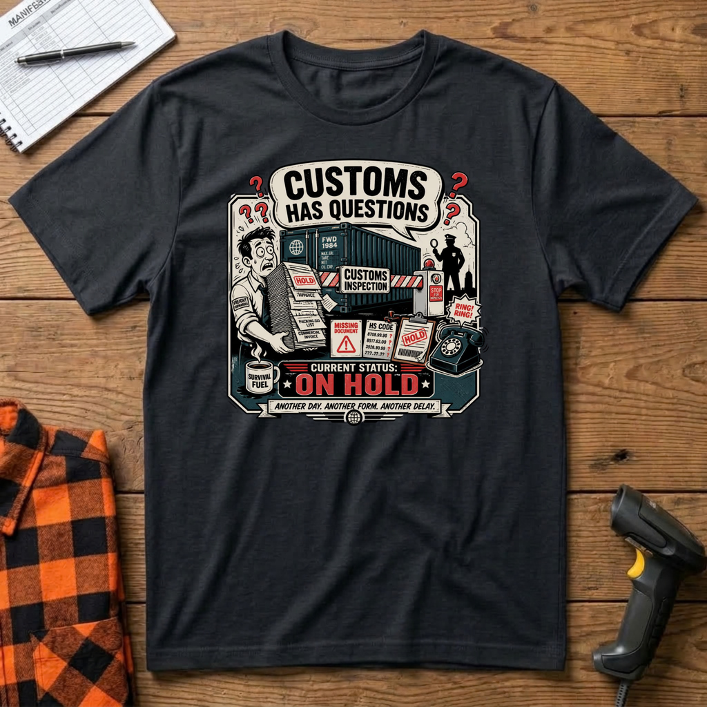 Customs has questions T-Shirt