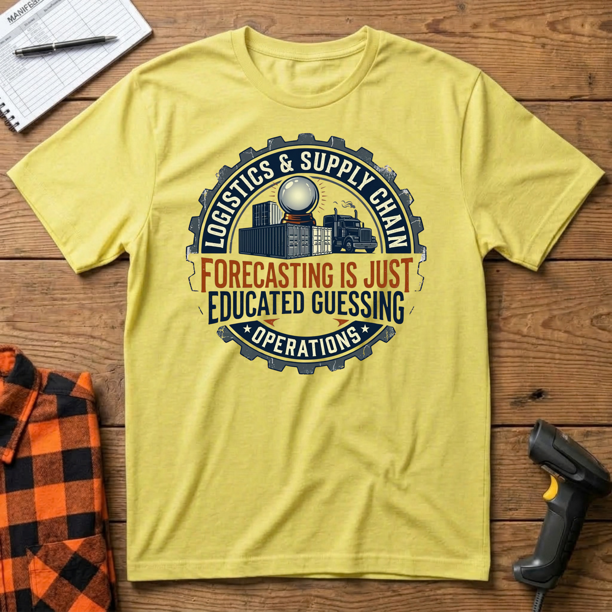 Forecasting is just educated guessing T-Shirt