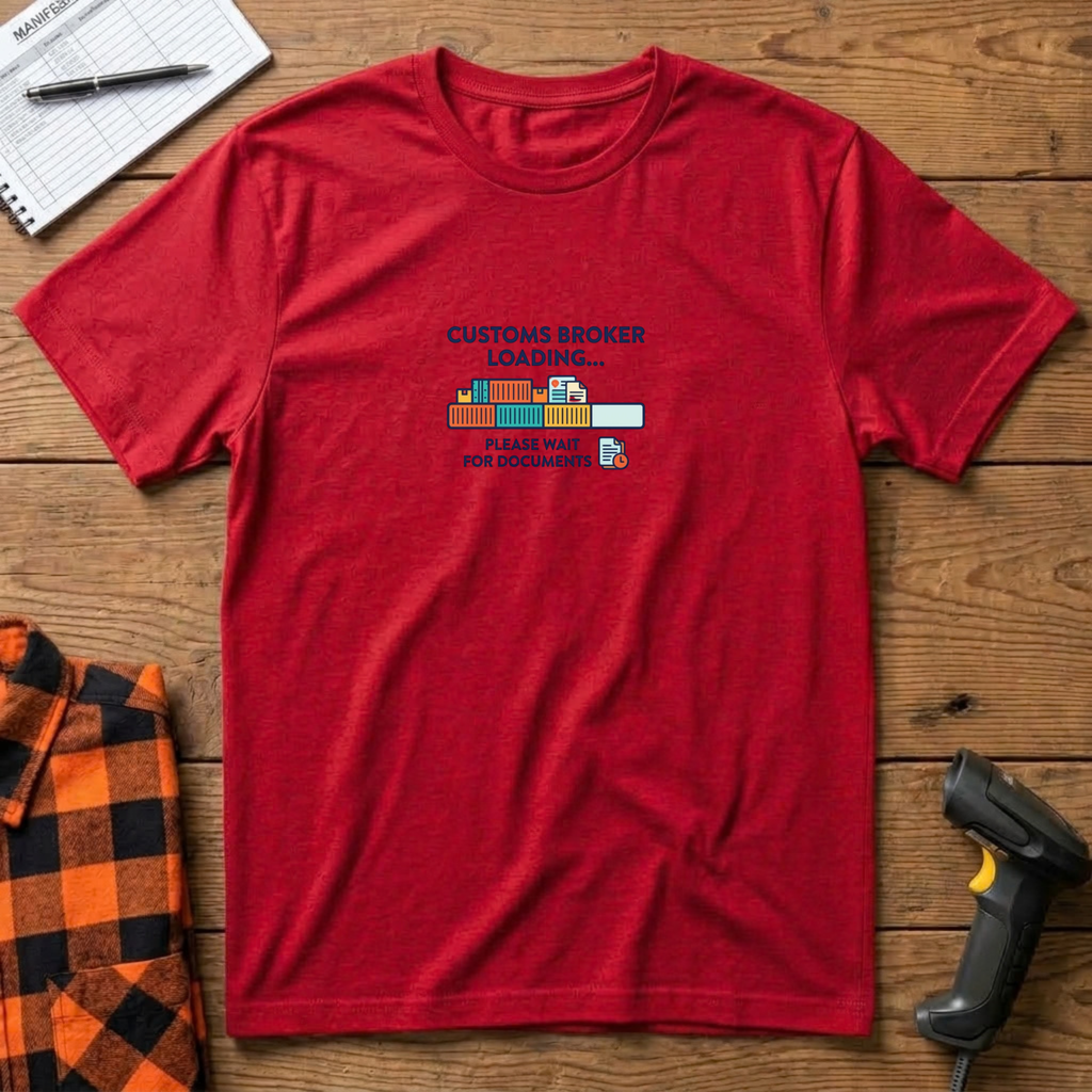 Customs Broker Loading T-Shirt