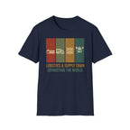 Logistics and supply chain. connecting the world T-Shirt