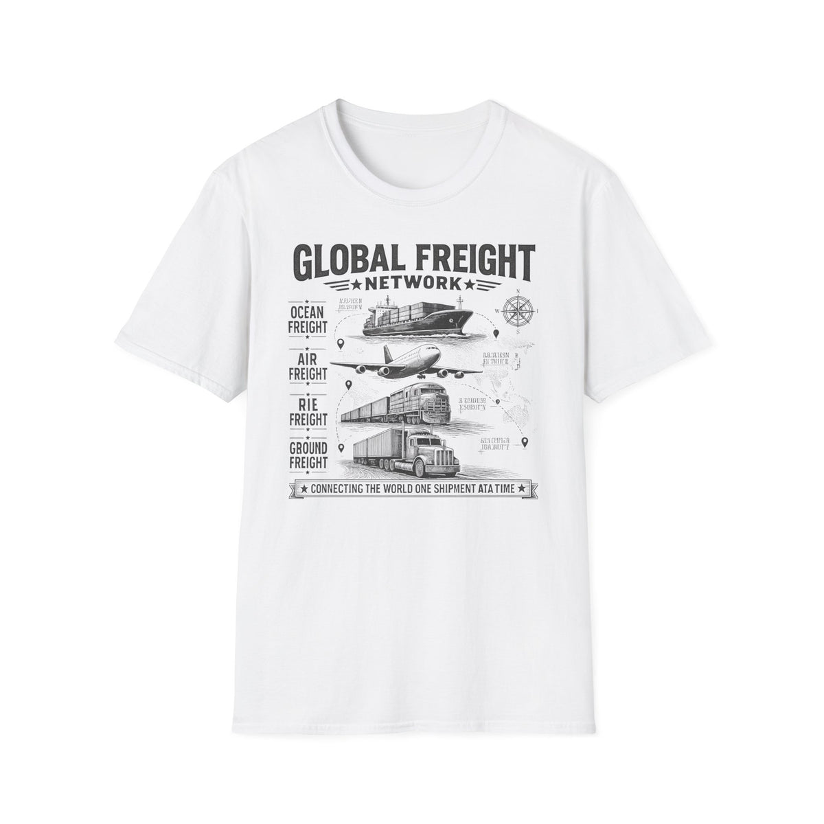 Global freight network T-Shirt