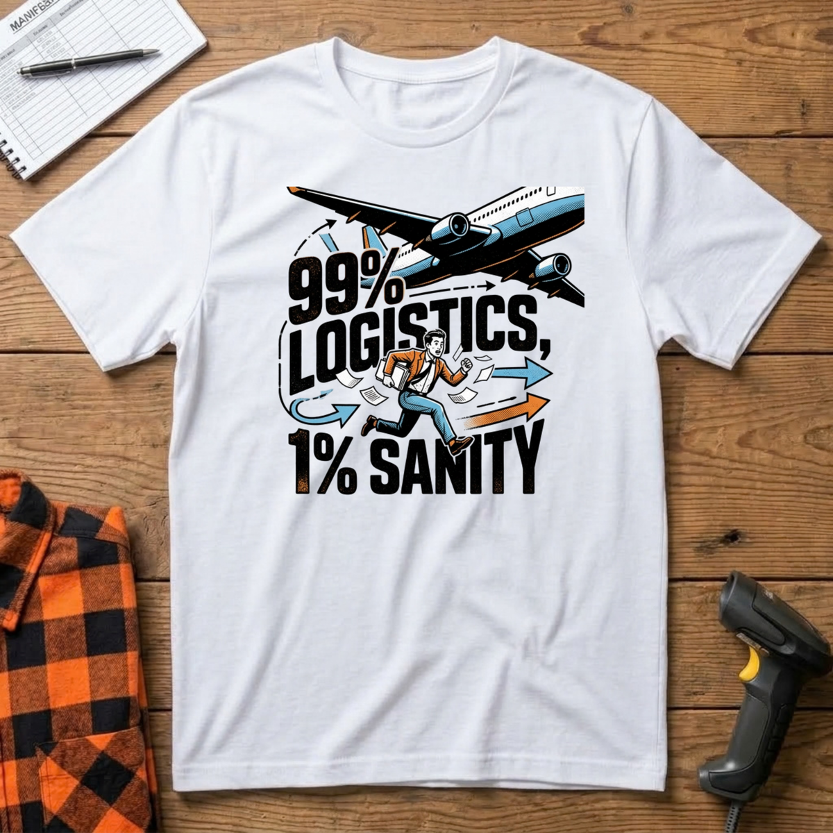99% Logistics 1% Sanity T-Shirt