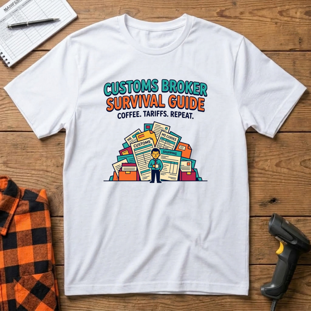 Customs Broker Survival Guide T-Shirt